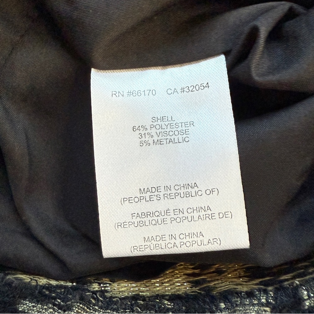 Hutch Anthropologie Leopard Metallic Jacquard Blouse Women’s XS Party Holiday - Picture 6 of 9